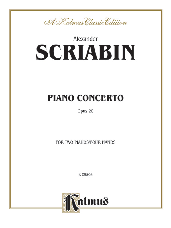 Concerto op.20 for Piano and Orchestra