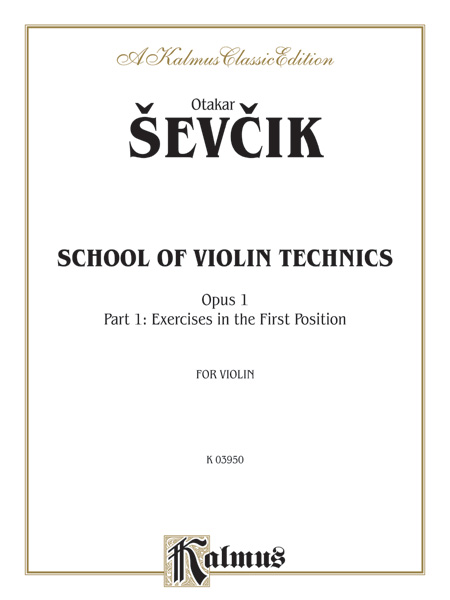 School of Violin Technics op.1 Vol. 1