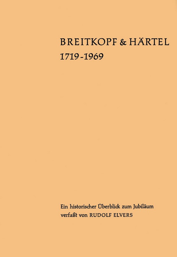 Breitkopf & Härtel 1719-1969