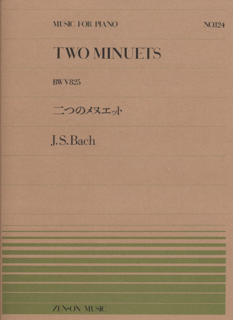 2 Minuets BWV 825