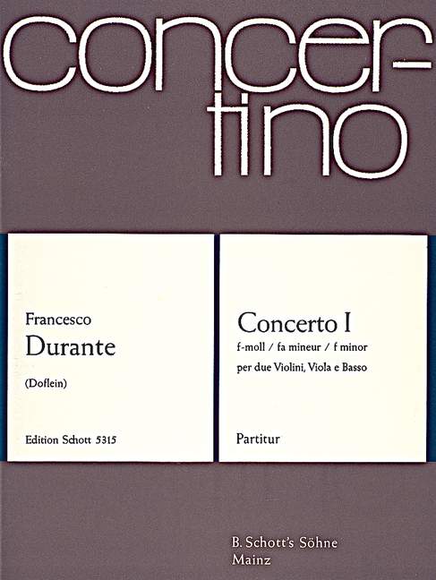 Concerto I f-Moll