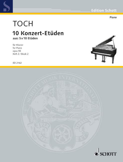 10 Konzert-Etüden op. 55 Band 2