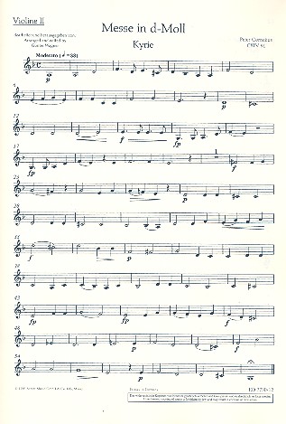 Messe in d-Moll CWV 91