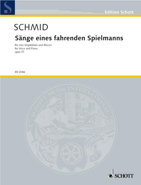 Sänge eines fahrenden Spielmanns op. 37