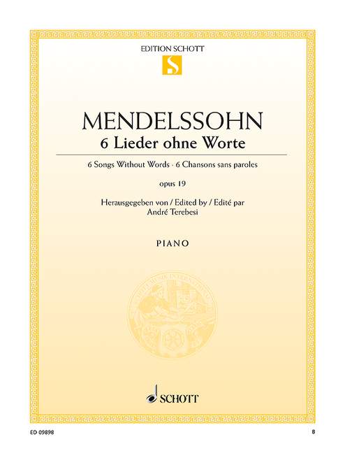 6 Lieder ohne Worte op. 19