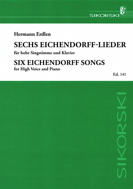 6 Eichendorff-Lieder für Gesang (hoch)