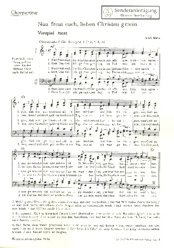 Nun freut euch, lieben Christen gmein