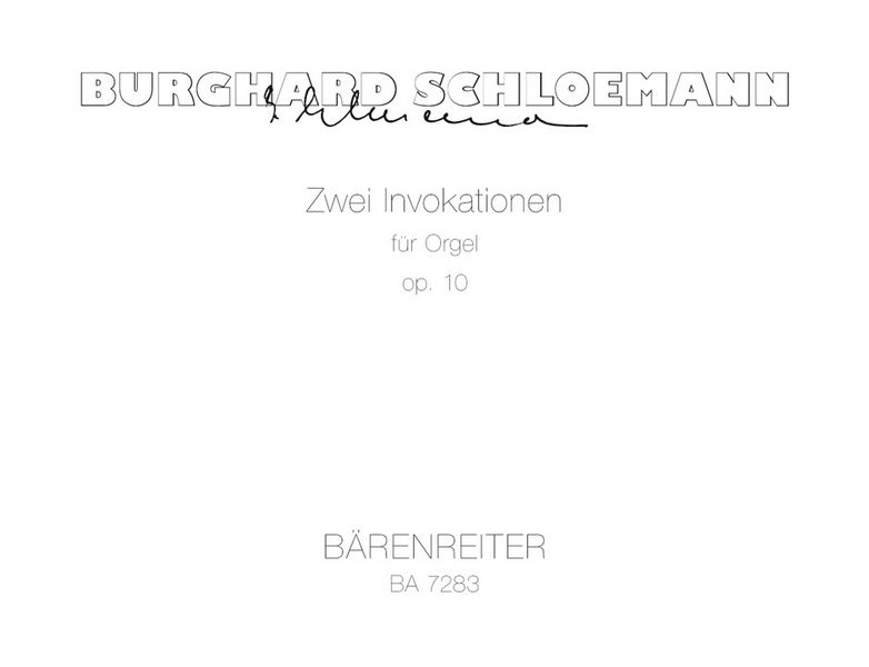 2 Invokationen op.10