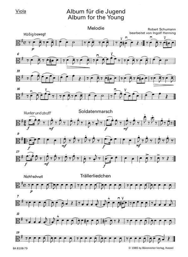 Album für die Jugend. Auswahl