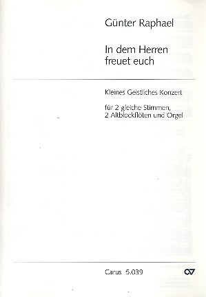 In dem Herren freuet euch