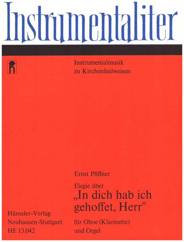 Elegie über "In dich hab ich gehoffet, Herr"