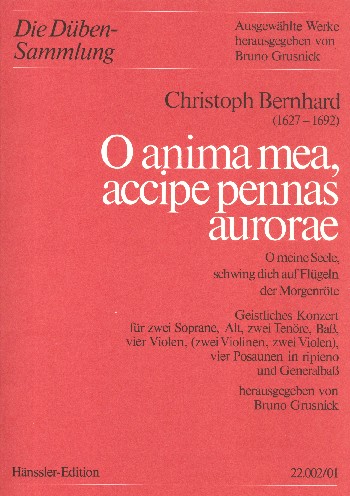 O anima mea accipe pennas aurorae