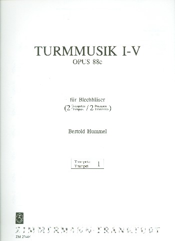 Turmmusik Nr.1-5 op.88c