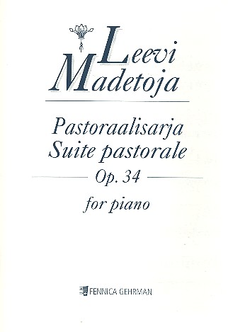 Suite pastorale op.34 No.1
