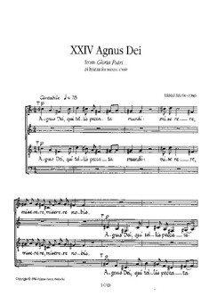 Agnus Dei from 'Gloria Patri' op.17