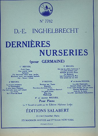 Dernières nurseries pour Germaine vol.6