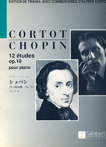 F. Chopin 12 Etudes Op.10 (Texte Japonais)(Cortot) Piano