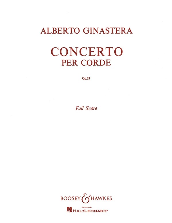 Concerto per Corde op. 33