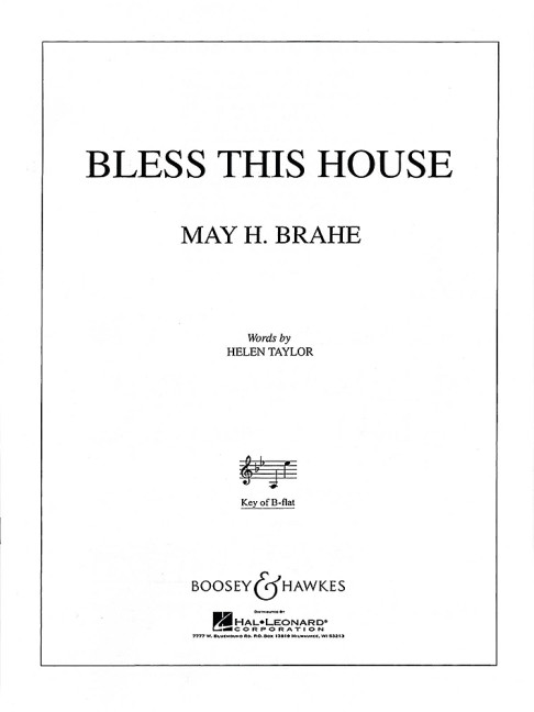 Bless this House in B Flat