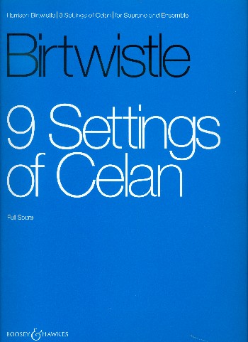 9 Settings of Celan