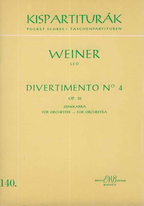 Divertimento Nr.4 op.38 für Orchester