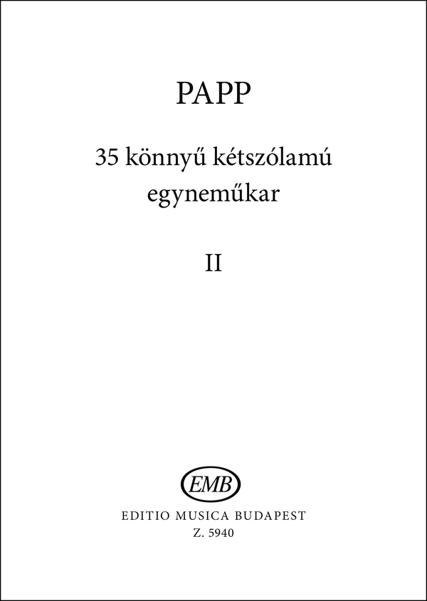 35 easy 2-part Choruses vol.2