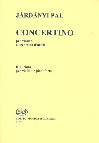 Concertino for violin and string orchestra