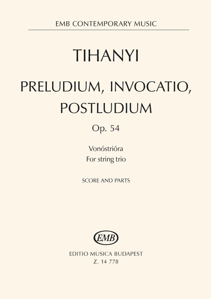 Preludium, Invocatio und Postludium op.54