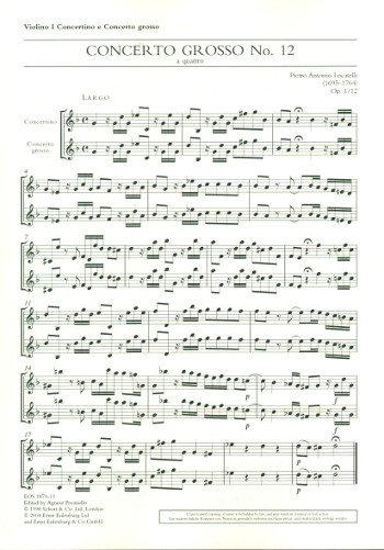 Concerto grosso op.1,12