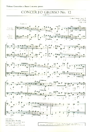 Concerto grosso op.1,12