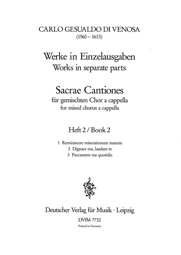 Sacrae Cantiones 2