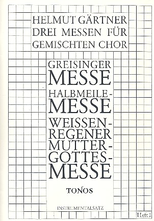 3 Messen für gem Chor Band 1