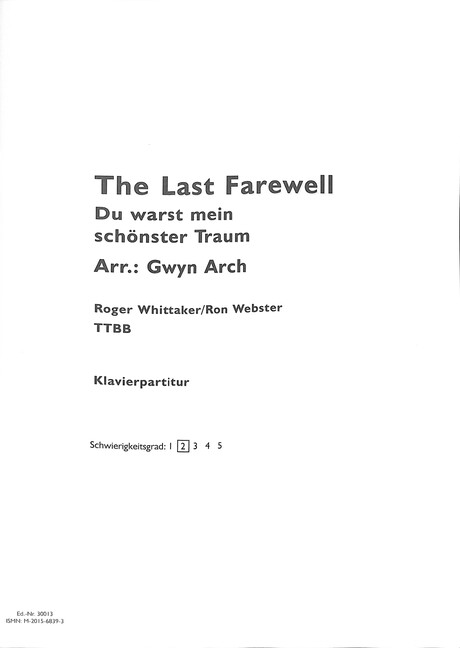 The Last Farewell