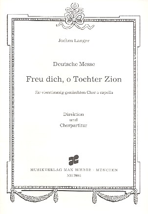 Freu dich o Tochter Zion für gem Chor