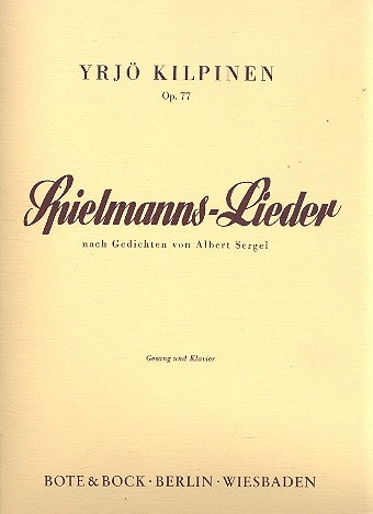 Spielmanns-Lieder op.77