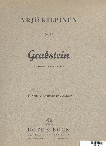Grabstein op.80