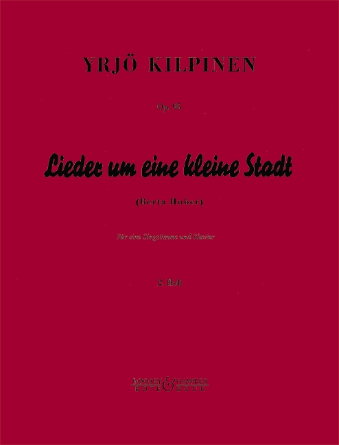 Lieder um eine kleine Stadt op.95 Band 2