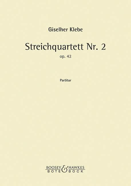 Streichquartett Nr.2 op.42