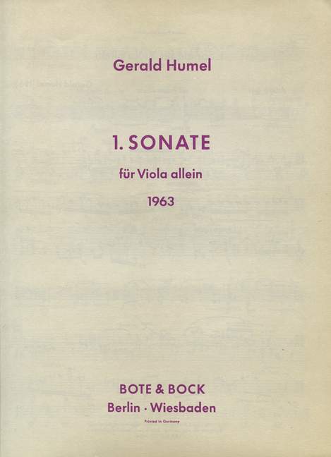 1. Sonate