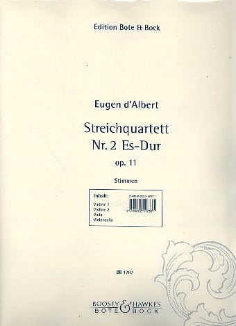 Streichquartett Es-Dur op. 11