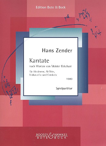 Kantate nach Worten von Meister Eckehart