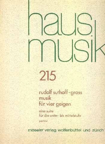 Musik für vier Geigen