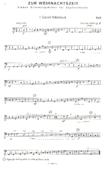 Zur Weihnachtszeit op. 95