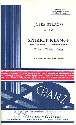 Sphärenklänge op.235 für Orchester