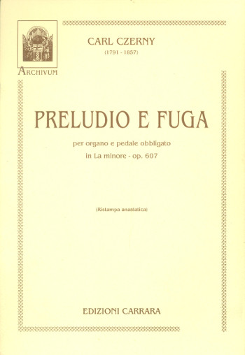 Preludio e Fuga in la minore op.607