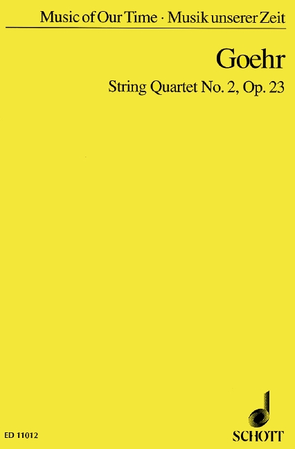 String Quartet no.2 op.23