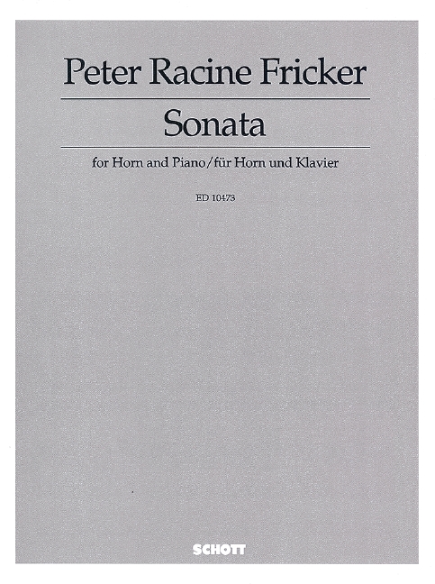Sonata for Horn and Piano op. 24