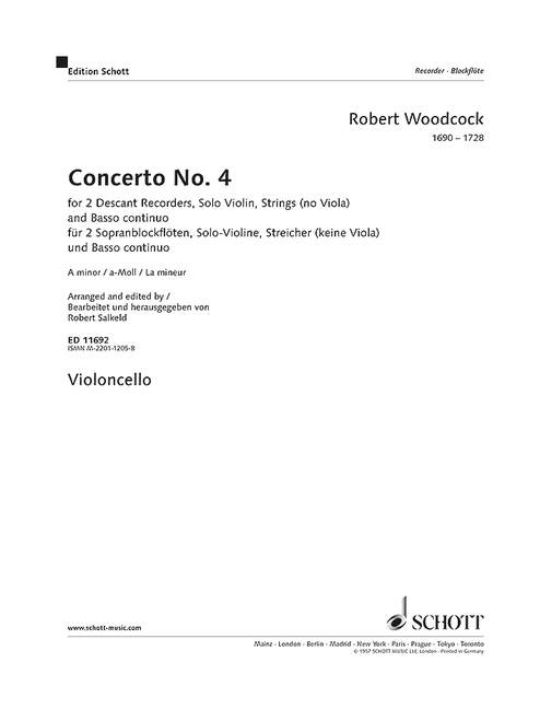 Concerto Nr. 4 a-Moll