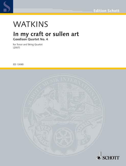 In my craft or sullen art