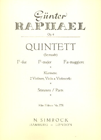 Quintett F-Dur op.4